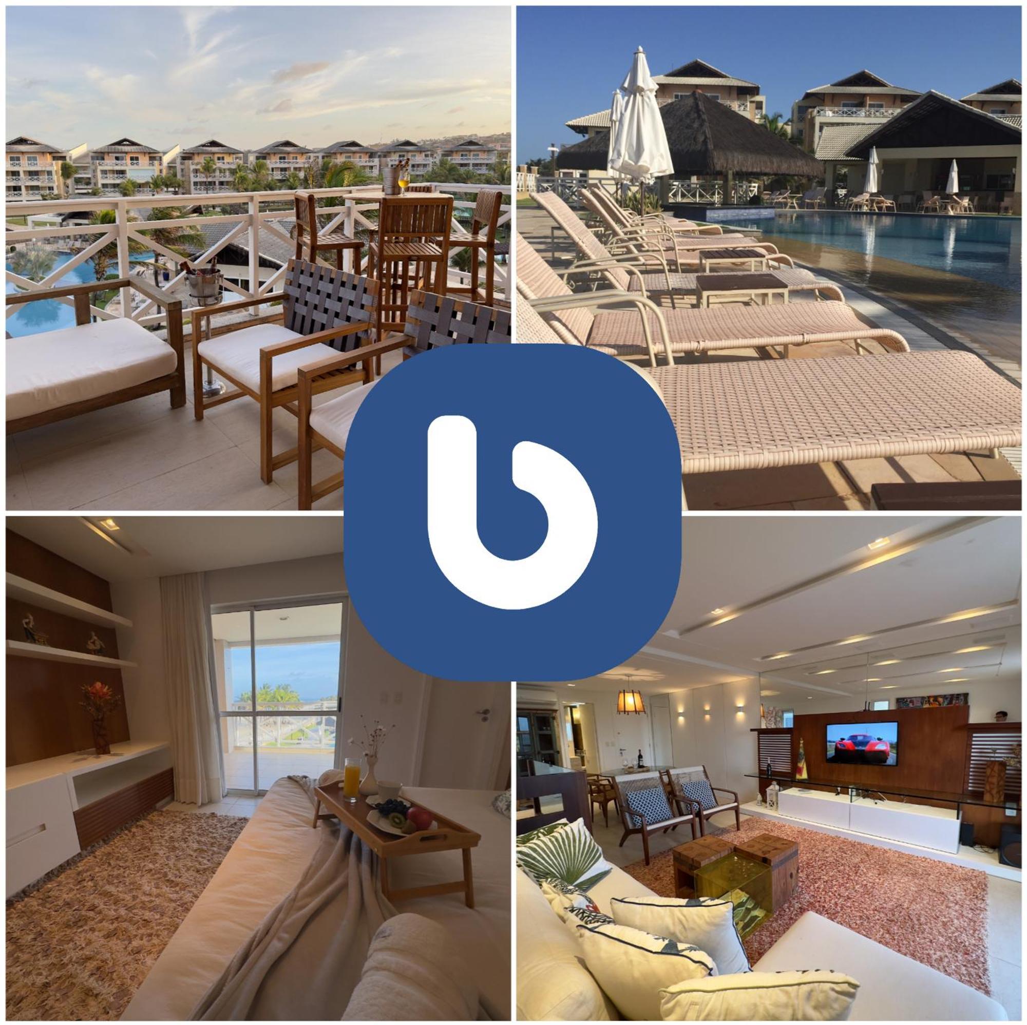 Portamaris - Luxo Duplex , 4 Suites - Pe Na Areia Aquiraz Esterno foto